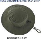 Connectyle Sun Hat for Men Women Outdoor UV Protection Safari Hat for Fishing - Image 3