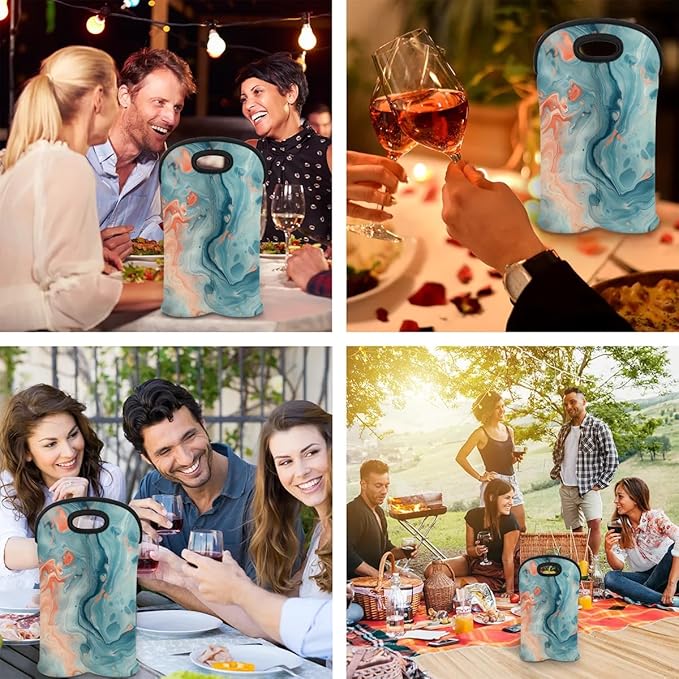 Wine Carrier Tote Personalized Bag - Image 7