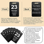 Customized Stainless Steel Luggage Tags: Personalize Your Suitcases, and Bags - Image 5