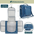 PAVILIA Extra Large Toiletry Bag Travel Bag - Image 2