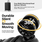 AnyZip Suitcase Hardside PC ABS Lightweight USB Luggage - Image 4