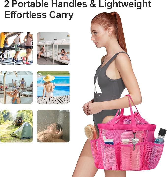 F-color Mesh Shower Caddy Portable - Image 6