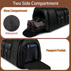Garment Bag for Travel, Convertible Carry on Garment Duffel Bag for Men 3Pcs - Image 5