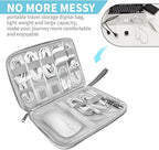 Electronics Organizer Travel Case, Electronic Accessories Storage Bag, Portable - Image 2