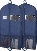 Zilink 43" Suit Bags for Men Travel and Storage Gusseted Garment Bags for by Zilink