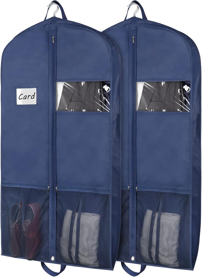Zilink 43" Suit Bags for Men Travel and Storage Gusseted Garment Bags for by Zilink