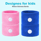 LYJEE Motion Sickness Bands for Kids, Travel Sickness Relief Wristbands - Image 2