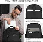 Hanke College Laptop Backpack Multi-Pocket, 18-Inch Large Travel Backpack - Image 3