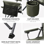 EVER ADVANCED Oversized Folding Camping Chair, - Image 7