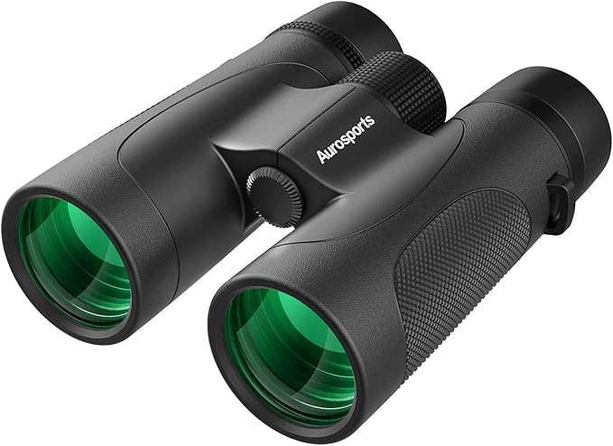 12x42 Binoculars for Adults High Powered: Waterproof HD Bird Binoculars by aurosports