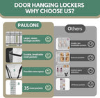 35 Pocket Over the Door Shoe Organizer, Reusable Breathable Large Mesh Bag - Image 5