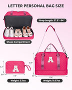 Birthday Gifts for 3 4 5 6 7 8 9 10 11 12 13 Year Old Girls-Initial Travel Bag - Image 3