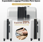 Merax Luggage Sets, Durable Hardshell 3 Piece Suitcase - Image 3