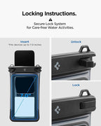 Spigen Aqua Shield 2 Pack Floating Waterproof Phone Pouch A611P - Image 7