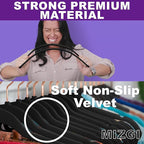 MIZGI Premium Velvet Hangers Heavy Duty- Non Slip - Image 2