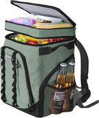 Beach Cooler Backpack for Men 36cans Insulated Backpack Cooler Lunch Bag for by iculbag