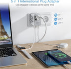 TESSAN Universal Travel Adapter, International Power Adapter - Image 4