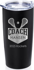 Lifetime Creations Custom Lacrosse Coach Tumbler by LifetimeCreations