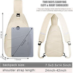Crossbody Bags for Women Men Trendy Sling Bag Bakpack Casual Chest Bag - Image 2