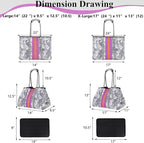QOGiR Neoprene Multipurpose Beach Bag Tote - Image 2