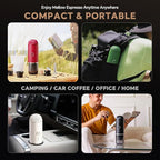 Portable Coffee Maker Travel Espresso Machine 120W Red Color, 19 Bar Pressure - Image 8