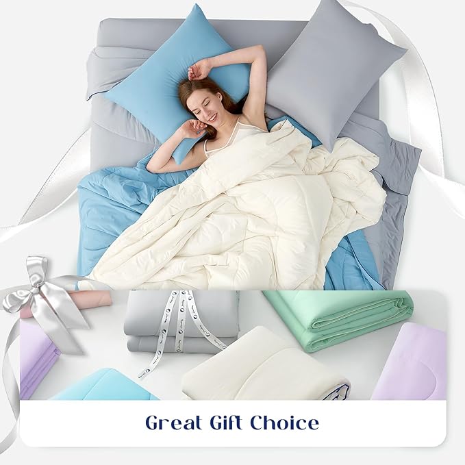 Dream Valley® Outlast® Deepsleep Cooling Comforter, Twin Size, NASA-Grade Space - Image 9
