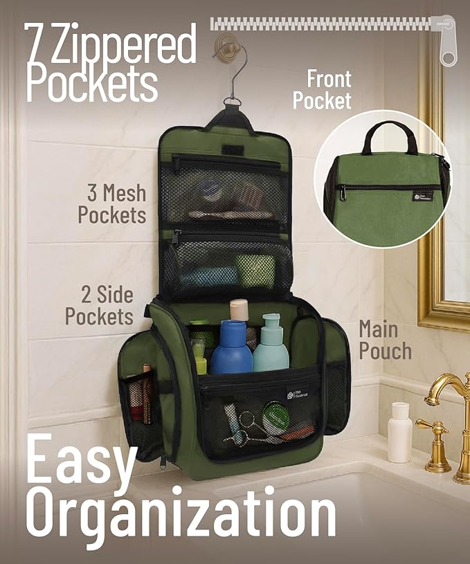 DD D&D Wanderlust D&D Hanging Travel Toiletry Bag - Image 3