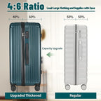 Carry-on 20 Inch and 28 Inch Square Thickened ABS+PC Hard Shell luggage - Image 3