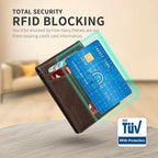 RUNBOX AirTag-Wallet-Mens-Slim-RFID Blocking Wallets Leather - Image 6
