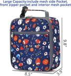 FlowFly Lunch box Insulated Soft Bag Mini Cooler Back to School Thermal Meal - Image 3