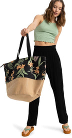 Roxy Women's Beach Tote Bag | Travel | Vacation | Straw | Lightweight | - Image 3