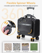 Rolling Laptop Bag, Rolling Briefcase - Image 4