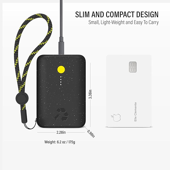 Nimble Champ Portable Charger, 000mAh Power Bank Fast Charging, 20W Dual USB-C - Image 6