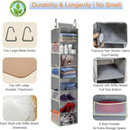 Large-Sized Hanging Shoe Organizer 8-Shelf, Hanging Closet Organizer - Image 5