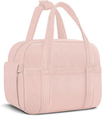Corduroy Lunch Box Lunch Bag for Women Men, Cute Strawberry Small Insulated by KUBYA
