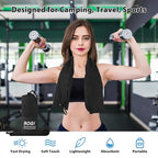 BOGI Microfiber Travel Sports Towel-Quick Dry Soft Lightweight Absorbent Compact - Image 4