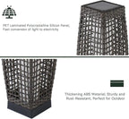 Grand patio Solar Outdoor Floor Lamp Solar Powered Lantern Water-Resistant - Image 7