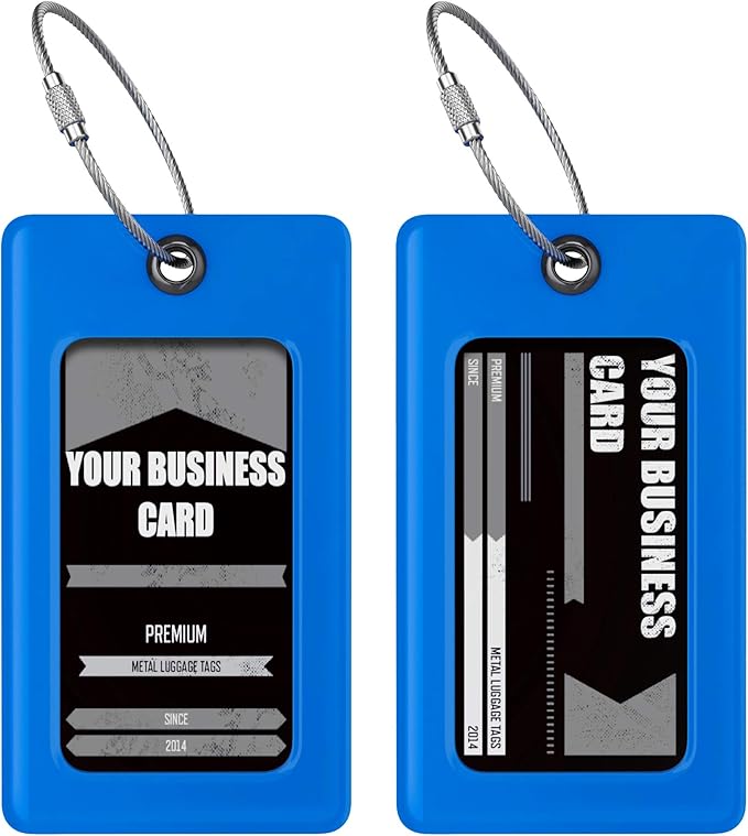 Luggage Tags Business Card Holder by TUFFTAAG by ProudGuy