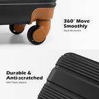 LONG VACATION 3 Piece Carry On Luggage 20 Inch Suitcase - Image 3