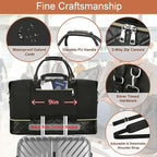 Weekender Bag for Women, Travel Duffel Bag Carry On Overnight Bag - Image 5
