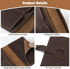 Jack&Chris Genuine Leather Passport Holder - Image 4