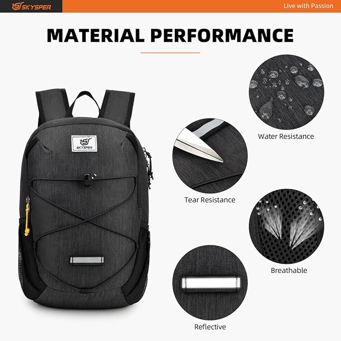 SKYSPER Small Hiking Backpack -12L Lightweight Packable Daypack - Image 4