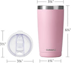 SUNWILL Travel Coffee Tumbler 20 oz, Insulated Mug - Image 3
