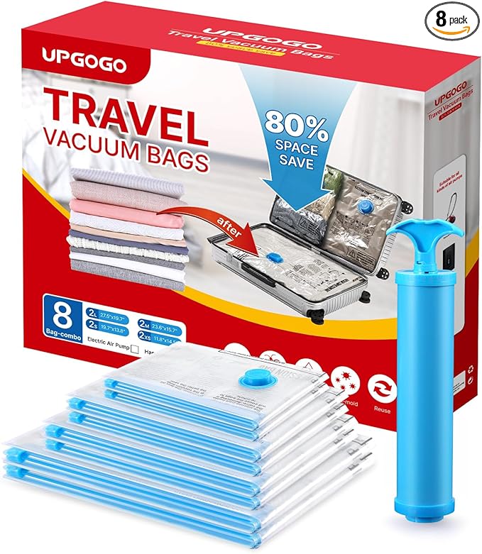 Vacuum Bags for Travel by UPGOGO
