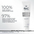 RoC Retinol Correxion Deep Wrinkle Serum Facial Cleanser with Niacinamide for Anti-Aging & Fine Lines, Makeup Remover, Ophthalmologist Tested Skin Care, 6 oz