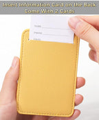 Teskyer Luggage Tags, 3 Pack Premium PU Leather Luggage Tags - Image 5