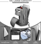 Carry On Backpack, 50L Extra Travel Laptop Backpack - Image 5