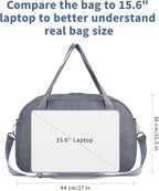 Narwey For Spirit Airlines Personal Item Bag 18x14x8, Small Duffle Bag for - Image 8