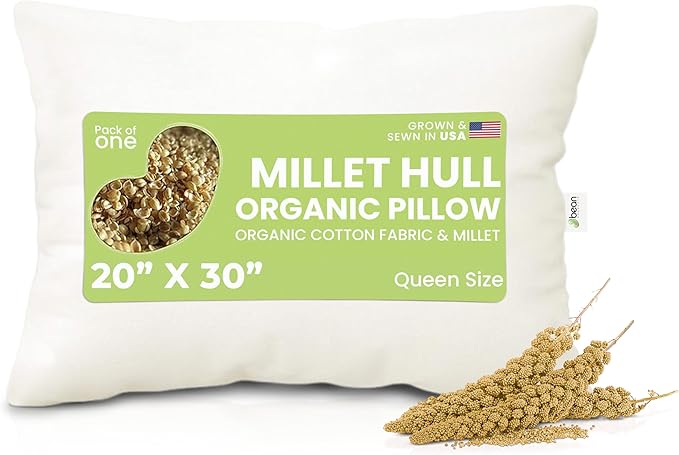 Bean Products 20" x 30" Queen Bed Pillow by BeanProducts