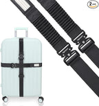 Vigorport Luggage Straps for Suitcases TSA Approved Suitcase Belt, Heavy Duty by Vigorport